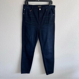 RACHEL Rachel Roy Mid Rise Dark Wash Skinny Jeans